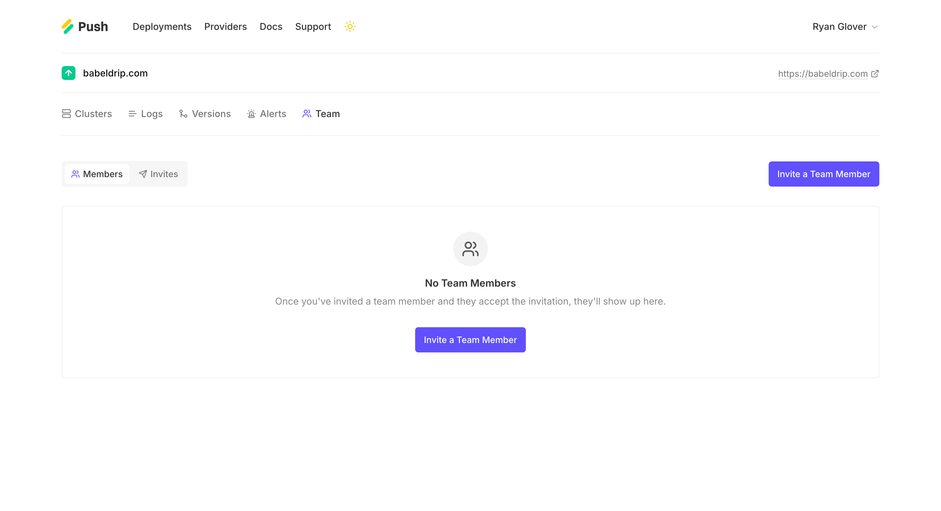 Team Page
